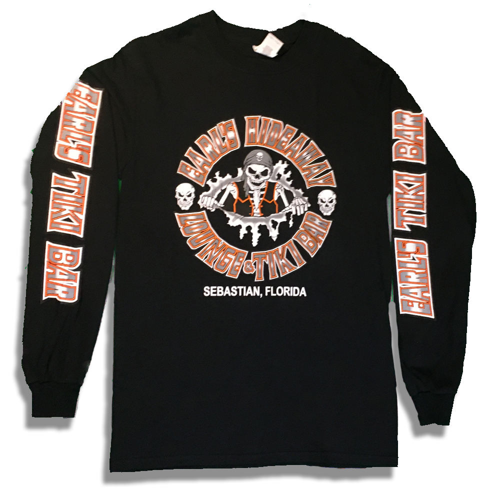 EARL'S LONG SLEEVE - SKELETON TIKI BAR